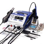 YIHUA 948-II 4 in 1 Hot Air Rework Soldering Iron and Desoldering Suction Tin Gun Station with Suction Pick Up Pen °F /°C