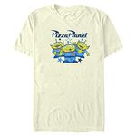 Pixar Toy Story Alien Friends Short Sleeve Tee Shirt, Natural, Large