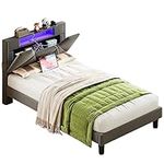 ANCTOR Twin Bed Frame with Storage 