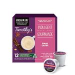 Timothy's Chai Latte K-Cup Coffee Pods, 12 Count For Keurig Coffee Makers