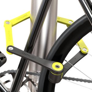 FoldyLock Compact Folding Bike Lock – High Security, 85cm, Key & Case
