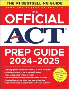 The Official ACT Prep Guide 2024-2025: Book + 9 Practice Tests + 400 Digital Flashcards + Online Course