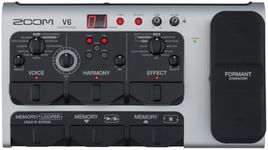 Zoom V6-SP Vocal Processor, Vocal Effects Pedal, Formant Pedal, Harmony, Looper, 10 Studio Grade Effects, For Studio and Live Performance