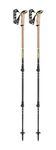 LEKI Sherpa Aluminum Adjustable Lightweight Ski Poles for Backcountry Skiing & Snowboarding - Dark Anthracite-Copper-Neonyellow - 110-145 cm