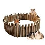 Generic Hamster Cage Fence | Fun Wooden Ladder Bridge For Guinea Pig - Hamster Accessories Chew Toy, Cage Decor Platforms For Rabbit, Chinchilla, Guinea Pig, Hamster