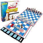 Roo Games QUICK CHESS - Learn Chess in a Flash! 8 Exciting Mini-Games on a Smart Chess Board with Wooden Pieces for Kids 6+ Multi-Award-Winning Play & Learn System, Trusted for Fun, Easy Chess Mastery