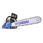 Hyundai 62cc 20" Petrol Chainsaw Powerful, Lightweight, and Durable for Heavy-Duty Tree Felling and Garden Tasks, 3 Year Warranty