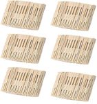 Disposable Bamboo Forks, 600 Pcs 3.4inch Natural Wood Forks for Fruit and Vegetable Salad, Pizza, Grilled Meat