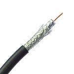 CableWholesale RG6 / UL 18 AWG 1000-Feet Coaxial Bulk Cable, Black (10X4-022NH)