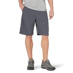 Wrangler Men's Authentics Performance Side Elastic Utility Short, Carbonite, 40