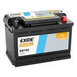 Exide Eb740 Starter Battery 74 Ah
