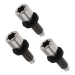 OTOTEC 3Pcs Golf Driver Screw Bolt Compatible with TaylorMade M3 M4 M5 M6 SIM SIM 2 Compatible with Stealth 2 Qi10 Fairway Wood Hybrid Shaft Adapter Sleeve