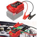 Jumper Cables adapter for Milwaukee 18V M18 Battery Jump Car Starter,Up to 3.5L Gas or 6.5L Diesel Engines,12V Portable Jump Car Starter Battery,Automotive Booster Cable Adapter(Battery not included)