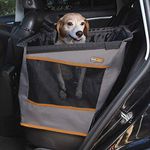 K&H Pet Products Buckle N Go Dog Car Seat for Medium Dogs, Waterproof Fabric, Breathable Mesh Sides, Adjustable Seat Belt Leash, Carseat for Small to Medium Pets, Car Seat Cover - 21 X 13 X 19in