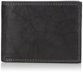 Buxton Men's Hunt Credit Card Billfold Wallet, Black, One Size