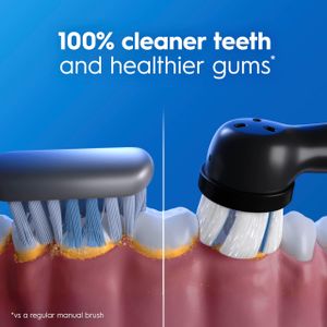 Oral-B iO 3 Electric Toothbrush, Black – Rechargeable