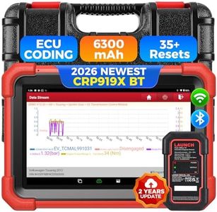 LAUNCH X431 CRP919XBT Elite OBD2 Scanner, 2025 Wireless Bidirectional Scan Tool, ECU Coding, FCA AutoAuth, 2 Years Free Update, V.A.G Guided, 35+ Services, All System Diagnostic Scanner, CANFD DoIP