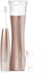 SuperMouth ULTIM8 SmartBrush™ System – Electric Toothbrush with Patented SuperBristles®, Sanitizing SmartHub®, Dual Sonic Modes, and Pressure Sensor – Rose Gold