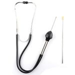 Mechanics Stethoscope Car Engine Cylinder Stethoscope Stainless Steel Auto Mechanics Engine Repair Tester Automotive Engine Diagnostic Tool Hearing Tool Car Stethoscope Kit