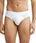 Jockey Men's Cotton Briefs (Pack of 1) (IC24-0105-White M_White_M)