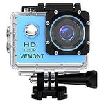 VEMONT Action Camera, 1080P 12MP Sp