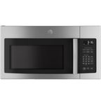 GE JVM3162RJSS 30" 120 Volts 1.6 cu. ft. Capacity Over the Range Microwave with Convertible Venting and 1000 Watts in Stainlesss Steel