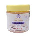 Sweven Art, Ready-To-Mix Tile Grout Powder For Mosaic Art In Terra Red Color (Pack of 100Gms)