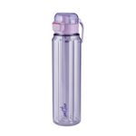 MILTON Aston 700 BPA & BPS-Free Water Bottle 700 ml| Food-Grade Plastic | One-Click Open | Leak-Proof | Sip & Gulp Lid I Ideal for Office, School, College, Gym, Purple