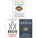Genius Foods [Hardcover], The XX Brain, The Brain The Story of You 3 Books Collection Set