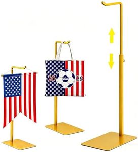 KMtilsh 3-Pack Adjustable Purse Display Stands,Gold Handbag Display Stands