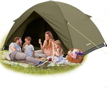 JAICOM Tente 4 Personnes Tente de Camping, Ultra-légère et Portable, Anti-UV et Imperméable, Installation Facile, 3-4 Saisons pour Extérieur, Trekking, Camping, La Plage
