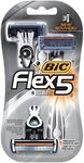 BIC Flex 5 Disposable Razor, Men, 3-Count