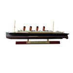 Lllunimon 1/1250 Lusitania Ship Simulation Model Alloy Large Luxury Cruise Model Decoration Ornaments