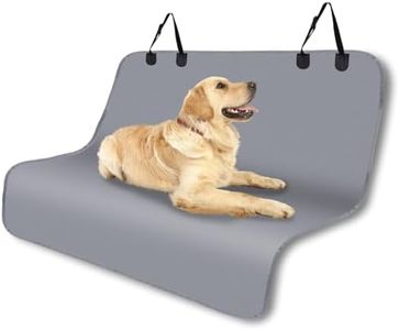 Nobleza Couvertures de Voiture pour Chiens, Protection pour Siège Arrière de Voiture, Banquette Siège Arrière Imperméable Hamac de Chien pour Banquette Arrière pour Voitures et SUV, Gris 140 × 110 cm