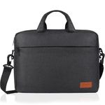 RIONTO Office Laptop Bag for Men Professional Office Bag for Men Durable Laptop Messenger Bags for Men Office Use Hand Bag for Men Laptop Bag 15.6 Inch Laptop Macbook (Black, 15.6 Inch)