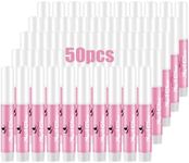 50Pcs Nail Glue for Acrylic Nails Press On Nails Professional Nail Tip Glue Long Lasting Nail Adhesive Glue Super Bond for False Nails Adhesive for Fake NailsTips 0.07oz