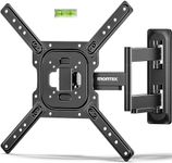 monTEK Full Motion TV Mount for Most 23-65 Inch Flat Curved TVs & Monitors, Swivel Articulating Tilt TV Wall Mount, Wall Mount TV Bracket Perfect Center Design Max VESA 400x400mm, up to 77lbs