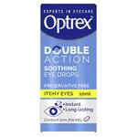 Optrex™ Double Action Soothing Eye Drops for Itchy Eyes, lubricates and soothes, 10ml