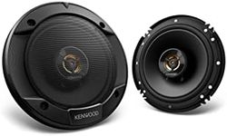 Kenwood KFC-1666R Road Series Car Speakers (Pair) - 6.5" 2-Way Car Coaxial Speakers, 300W, 4-Ohm Impedance, Cloth Woofer & Balanced Dome Tweeter, Heavy Duty Magnet Design