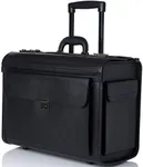 Alpine Swiss Rolling 17" Laptop Briefcase on Wheels Attache Lawyers Case Legal Size