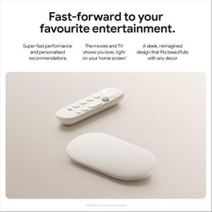 Google TV 4K Streaming Device, 32GB – Porcelain