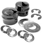 HD Switch (1 Kit Front Wheel Axle Hub Caps and Hardware Kit Replaces 104757X428, 532104757 Craftsman Sears Husqvarna Poulan AYP Garden Tractor Lawnmower