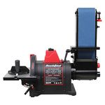 BUCKTOOL Professional Bench Belt Sander for Metal 4 in. x 36 in. Belt and 8 in. Disc Sander with 1HP Direct-Drive Motor, BD4802