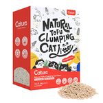 Destiny Pet Cature Tofu Cat 14L/5.6KG(7L/2.8KG x 2 Bags) Boxie Cat Litter, Lightweight Cat Litter, kitty litter,Flushable Clumping Tofu Cat Litter Pellets