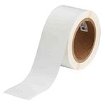 Brady THTOL-173-966B-1 2" Width x 1" Height, B-966B Polyester Overlaminate, Gloss Finish Clear Raised Panel Label (1000 per Roll)