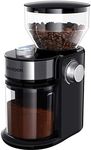 SHARDOR Coffee Grinder Electric, Adjustable Burr Coffee Grinder with 16 Precise Grind Setting, Automatic Flat Burr for French Press, Drip Coffee and Espresso, 2-14 Cup, Stainless Steel