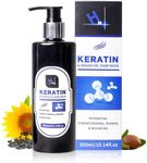 HM Keratin & Argan Oil Leave-In Hair Mask - Protein Treatment For All Hair Types - 300ml