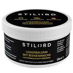 STILORD Leather Balm with Beeswax Leather Care for Protection and Impregnation of Natural Smooth Leather Conditioner and Cleaner Colourless, Size:250 ml