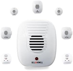 The Bell and Howell Ultrasonic Pest Repeller Plug in Device Complete Kit 8 Pack,Effectively Aids to Repel mice, Bugs, Rats, Rodents, Mosquitos, roaches, Spiders and Ants Chemical, Odor and Sound Free