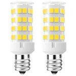 E12 LED Light Bulb 5W Equivalent to 40W C7 Replacement Bulbs Clear Type B Candelabra Base Bulbrite Warm White 2700K Non-Dimmable (2 Pack)